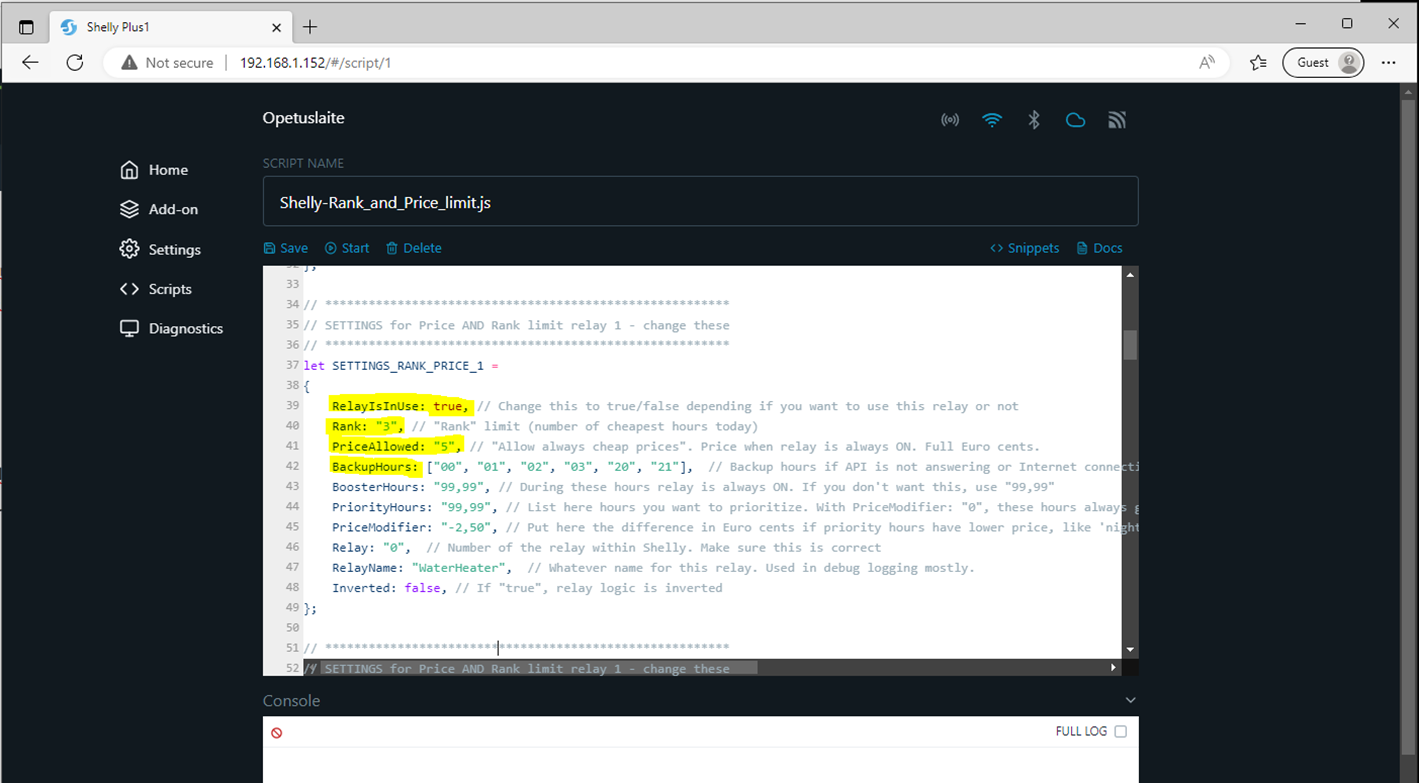 Shelly-skriptien asennusohje – api.spot-hinta.fi